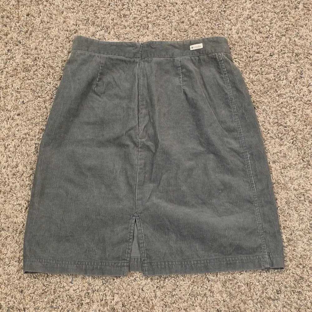 Columbia Sportswear‎ Company Mini Skirt Womens Green 6 Corduroy Classic